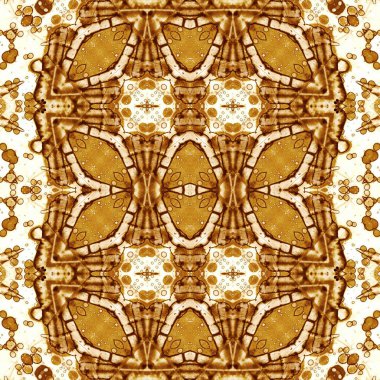 Kusursuz kaleydoskop deseni. Soyut doku. Yaratıcı ve kusursuz bir arkaplan