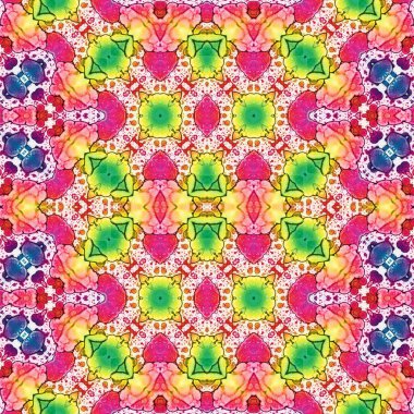 Kusursuz kaleydoskop deseni. Soyut doku. Yaratıcı ve kusursuz bir arkaplan