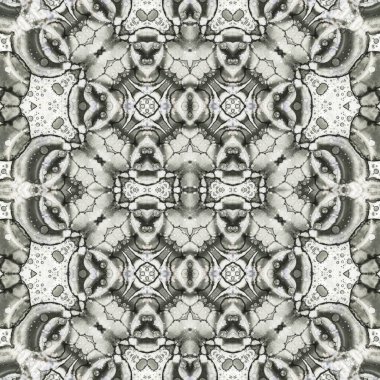 Kusursuz kaleydoskop deseni. Soyut doku. Yaratıcı ve kusursuz bir arkaplan