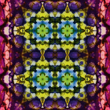 Kusursuz kaleydoskop deseni. Soyut doku. Yaratıcı ve kusursuz bir arkaplan