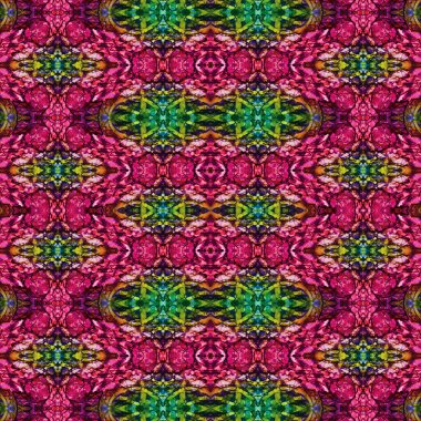 Kusursuz kaleydoskop deseni. Soyut doku. Yaratıcı ve kusursuz bir arkaplan