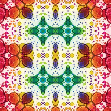 Kusursuz kaleydoskop deseni. Soyut doku. Yaratıcı ve kusursuz bir arkaplan