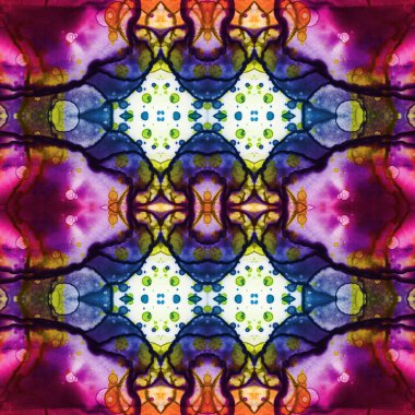 Kusursuz kaleydoskop deseni. Soyut doku. Yaratıcı ve kusursuz bir arkaplan