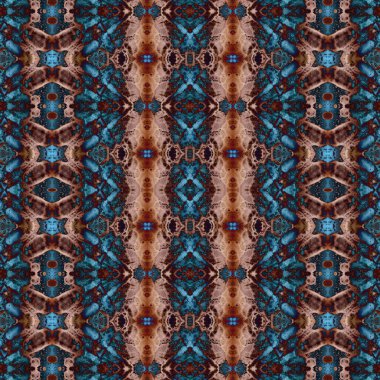 Kusursuz kaleydoskop deseni. Soyut doku. Yaratıcı ve kusursuz bir arkaplan