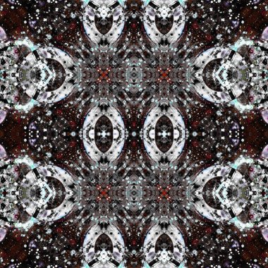 Kusursuz kaleydoskop deseni. Soyut doku. Yaratıcı ve kusursuz bir arkaplan