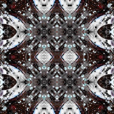 Kusursuz kaleydoskop deseni. Soyut doku. Yaratıcı ve kusursuz bir arkaplan