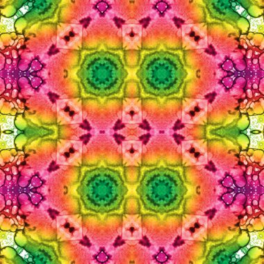 Kusursuz kaleydoskop deseni. Soyut doku. Yaratıcı ve kusursuz bir arkaplan