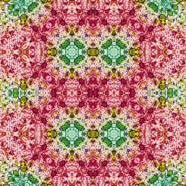 Kusursuz kaleydoskop deseni. Soyut doku. Yaratıcı ve kusursuz bir arkaplan