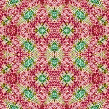 Kusursuz kaleydoskop deseni. Soyut doku. Yaratıcı ve kusursuz bir arkaplan