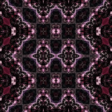 Kusursuz kaleydoskop deseni. Soyut doku. Yaratıcı ve kusursuz bir arkaplan