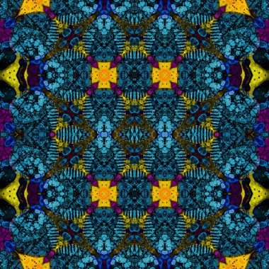 Kusursuz kaleydoskop deseni. Soyut doku. Yaratıcı ve kusursuz bir arkaplan