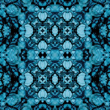 Kusursuz kaleydoskop deseni. Soyut doku. Yaratıcı ve kusursuz bir arkaplan