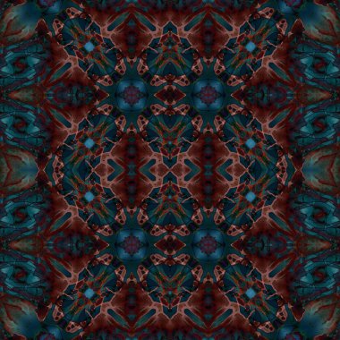 Kusursuz kaleydoskop deseni. Soyut doku. Yaratıcı ve kusursuz bir arkaplan