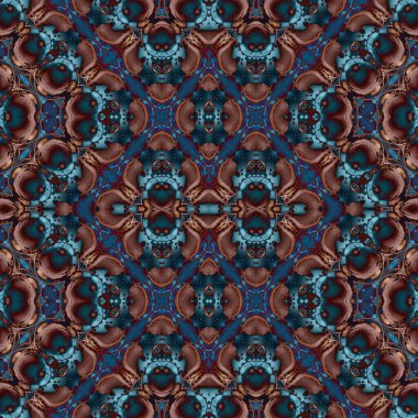 Kusursuz kaleydoskop deseni. Soyut doku. Yaratıcı ve kusursuz bir arkaplan