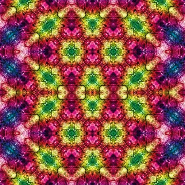 Kusursuz kaleydoskop deseni. Soyut doku. Yaratıcı ve kusursuz bir arkaplan