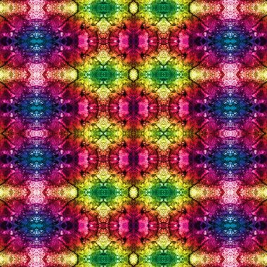 Kusursuz kaleydoskop deseni. Soyut doku. Yaratıcı ve kusursuz bir arkaplan