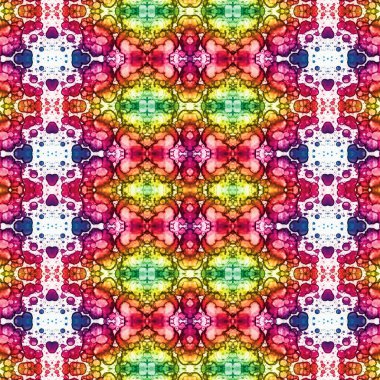 Kusursuz kaleydoskop deseni. Soyut doku. Yaratıcı ve kusursuz bir arkaplan