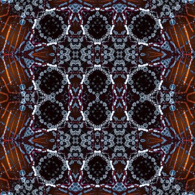 Kusursuz kaleydoskop deseni. Soyut doku. Yaratıcı ve kusursuz bir arkaplan