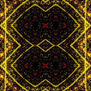 Kusursuz kaleydoskop deseni. Soyut doku. Yaratıcı ve kusursuz bir arkaplan