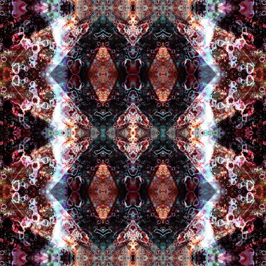 Kusursuz kaleydoskop deseni. Soyut doku. Yaratıcı ve kusursuz bir arkaplan