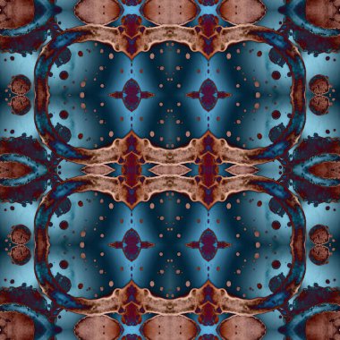 Kusursuz kaleydoskop deseni. Soyut doku. Yaratıcı ve kusursuz bir arkaplan