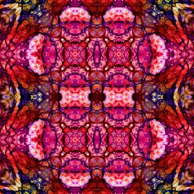 Kusursuz kaleydoskop deseni. Soyut doku. Yaratıcı ve kusursuz bir arkaplan