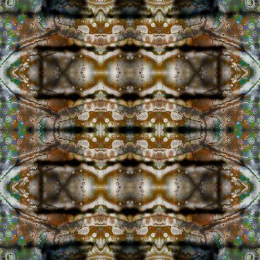 Kusursuz kaleydoskop deseni. Soyut doku. Yaratıcı ve kusursuz bir arkaplan