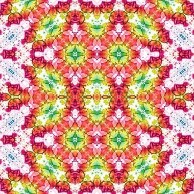 Kusursuz kaleydoskop deseni. Soyut doku. Yaratıcı ve kusursuz bir arkaplan