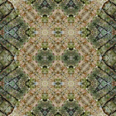 Kusursuz kaleydoskop deseni. Soyut doku. Yaratıcı ve kusursuz bir arkaplan