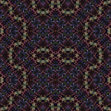 Kusursuz kaleydoskop deseni. Soyut doku. Yaratıcı ve kusursuz bir arkaplan