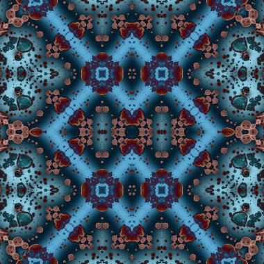 Kusursuz kaleydoskop deseni. Soyut doku. Yaratıcı ve kusursuz bir arkaplan