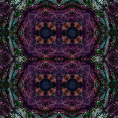 Kusursuz kaleydoskop deseni. Soyut doku. Yaratıcı ve kusursuz bir arkaplan