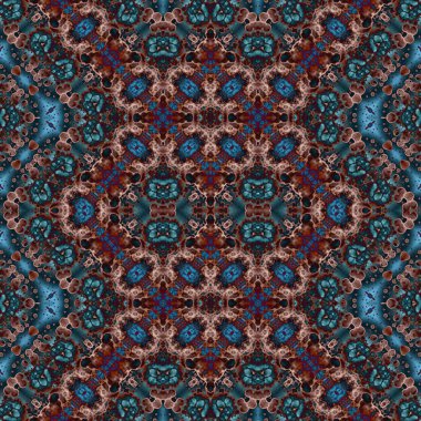 Kusursuz kaleydoskop deseni. Soyut doku. Yaratıcı ve kusursuz bir arkaplan