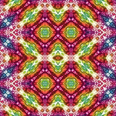 Kusursuz kaleydoskop deseni. Soyut doku. Yaratıcı ve kusursuz bir arkaplan