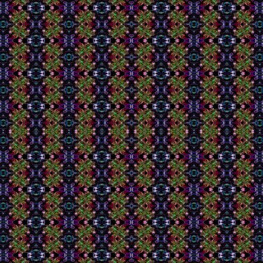 Kusursuz kaleydoskop deseni. Soyut doku. Yaratıcı ve kusursuz bir arkaplan