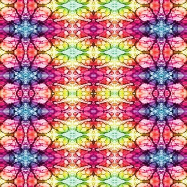 Kusursuz kaleydoskop deseni. Soyut doku. Yaratıcı ve kusursuz bir arkaplan