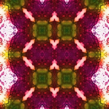 Kusursuz kaleydoskop deseni. Soyut doku. Yaratıcı ve kusursuz bir arkaplan