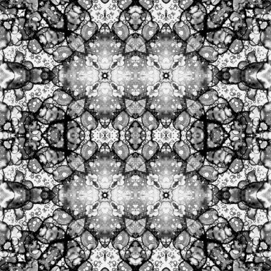 Kusursuz kaleydoskop deseni. Soyut doku. Yaratıcı ve kusursuz bir arkaplan