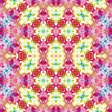 Kusursuz kaleydoskop deseni. Soyut doku. Yaratıcı ve kusursuz bir arkaplan