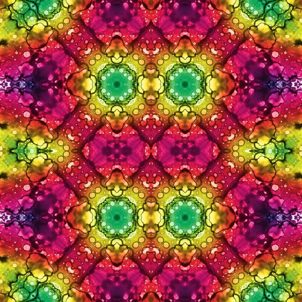 Kusursuz kaleydoskop deseni. Soyut doku. Yaratıcı ve kusursuz bir arkaplan