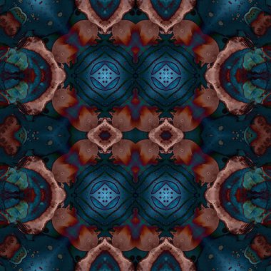 Kusursuz kaleydoskop deseni. Soyut doku. Yaratıcı ve kusursuz bir arkaplan