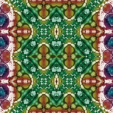 Kusursuz kaleydoskop deseni. Soyut doku. Yaratıcı ve kusursuz bir arkaplan