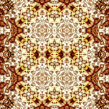 Kusursuz kaleydoskop deseni. Soyut doku. Yaratıcı ve kusursuz bir arkaplan