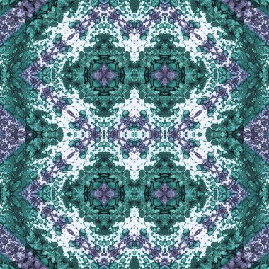 Kusursuz kaleydoskop deseni. Soyut doku. Yaratıcı ve kusursuz bir arkaplan