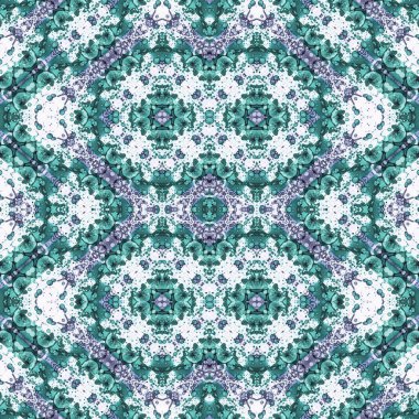 Kusursuz kaleydoskop deseni. Soyut doku. Yaratıcı ve kusursuz bir arkaplan