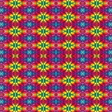 Kusursuz kaleydoskop deseni. Soyut doku. Yaratıcı ve kusursuz bir arkaplan