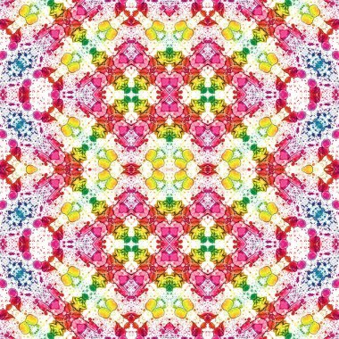 Kusursuz kaleydoskop deseni. Soyut doku. Yaratıcı ve kusursuz bir arkaplan