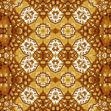 Kusursuz kaleydoskop deseni. Soyut doku. Yaratıcı ve kusursuz bir arkaplan