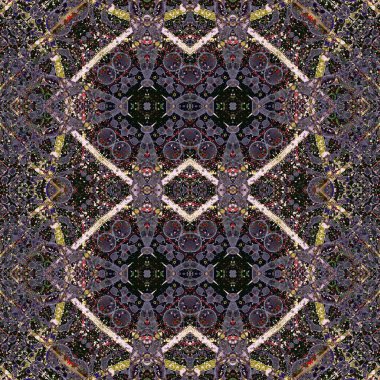 Kusursuz kaleydoskop deseni. Soyut doku. Yaratıcı ve kusursuz bir arkaplan