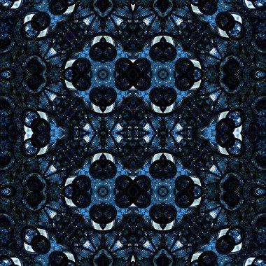 Kusursuz kaleydoskop deseni. Soyut doku. Yaratıcı ve kusursuz bir arkaplan